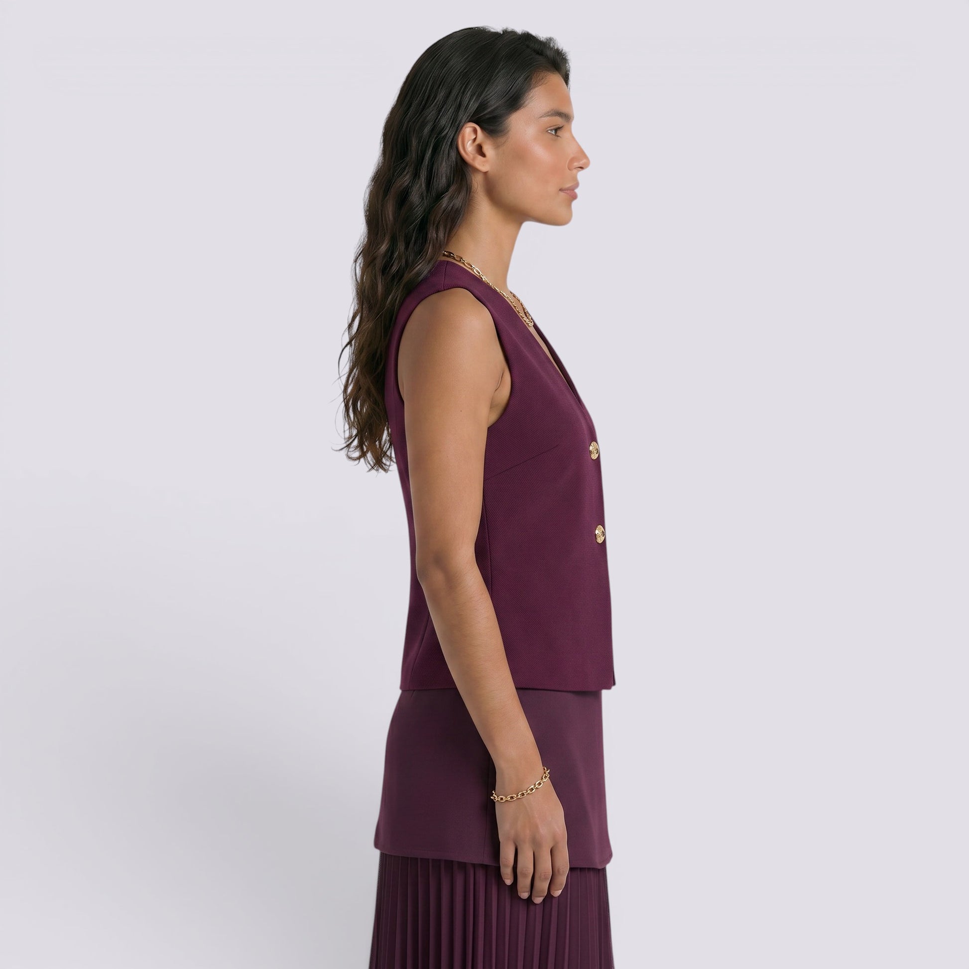 Top de Punto Mujer Elegante