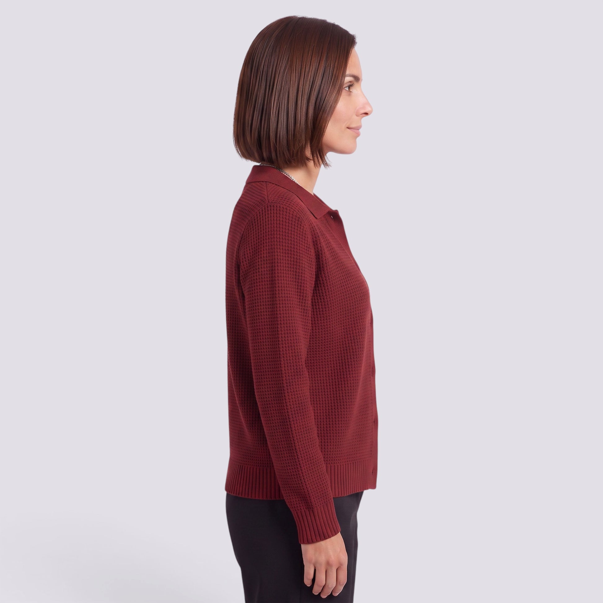 Cárdigan Mujer de Punto con Botones