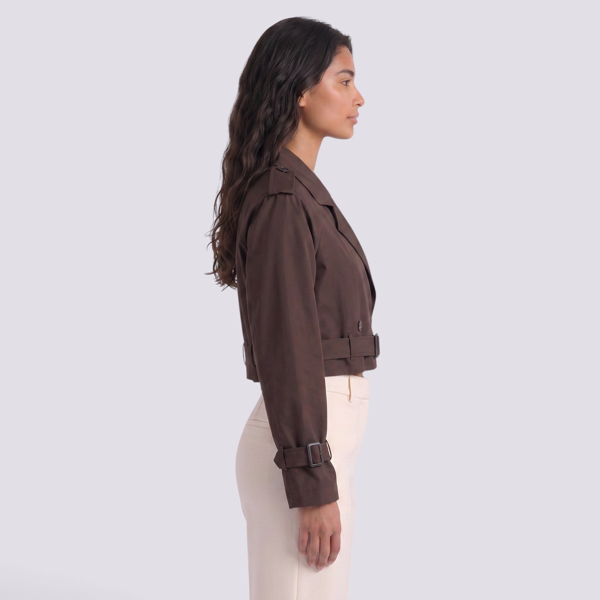 Chaqueta Mujer Corta Cortavientos Estilo