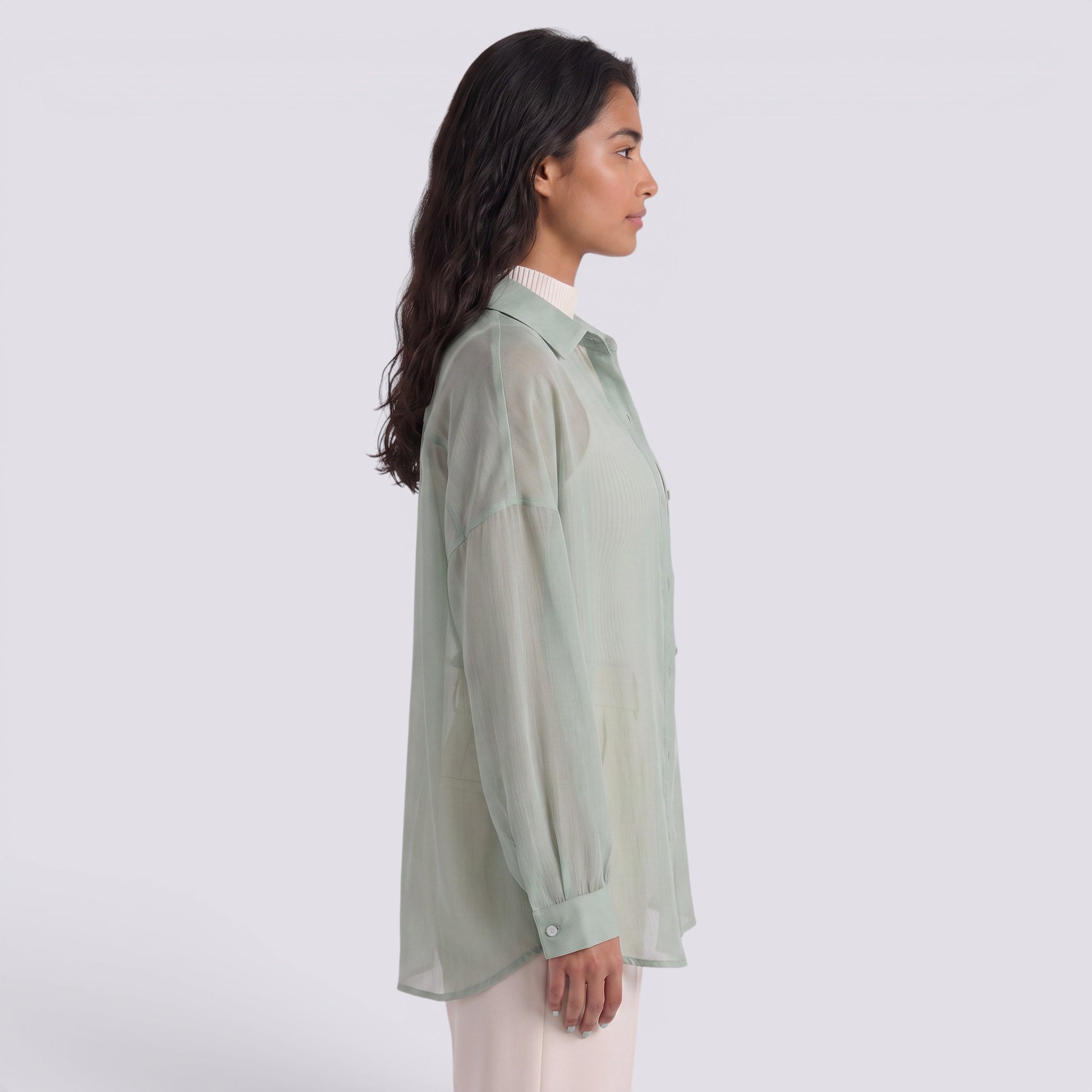 Chaqueta Mujer Ligera para Verano Efecto Perlado