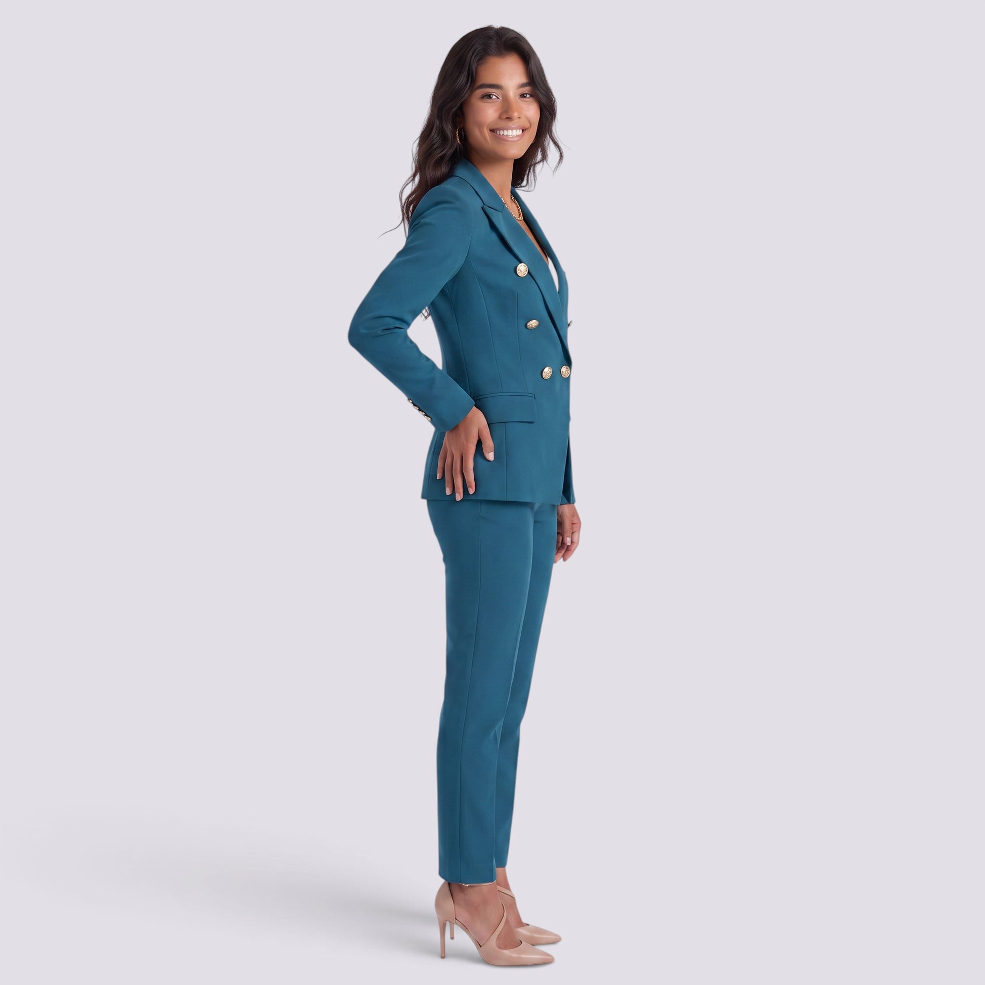 Conjunto Blazer Pantalón Mujer Entallado