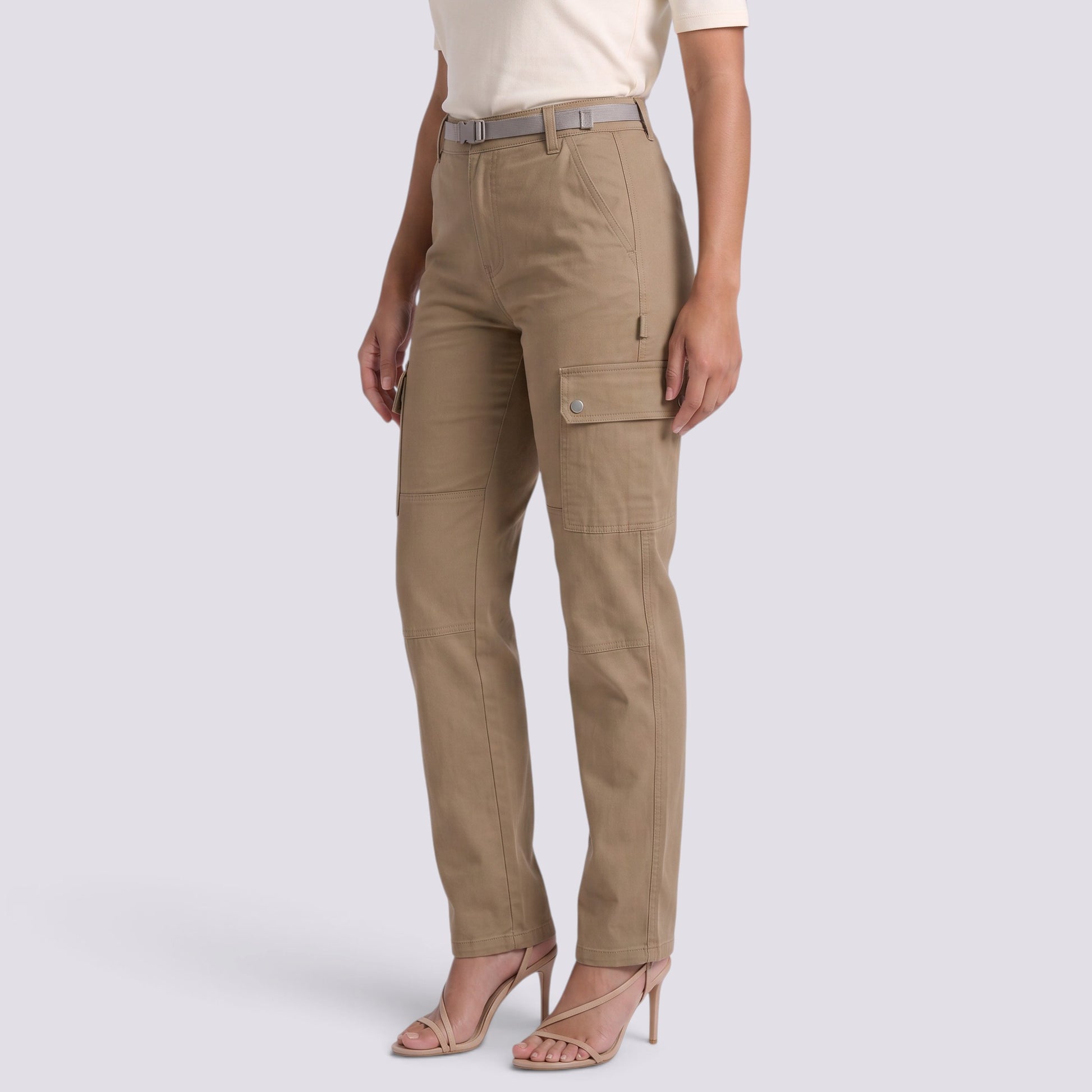 Pantalón Cargo Mujer Tiro Alto