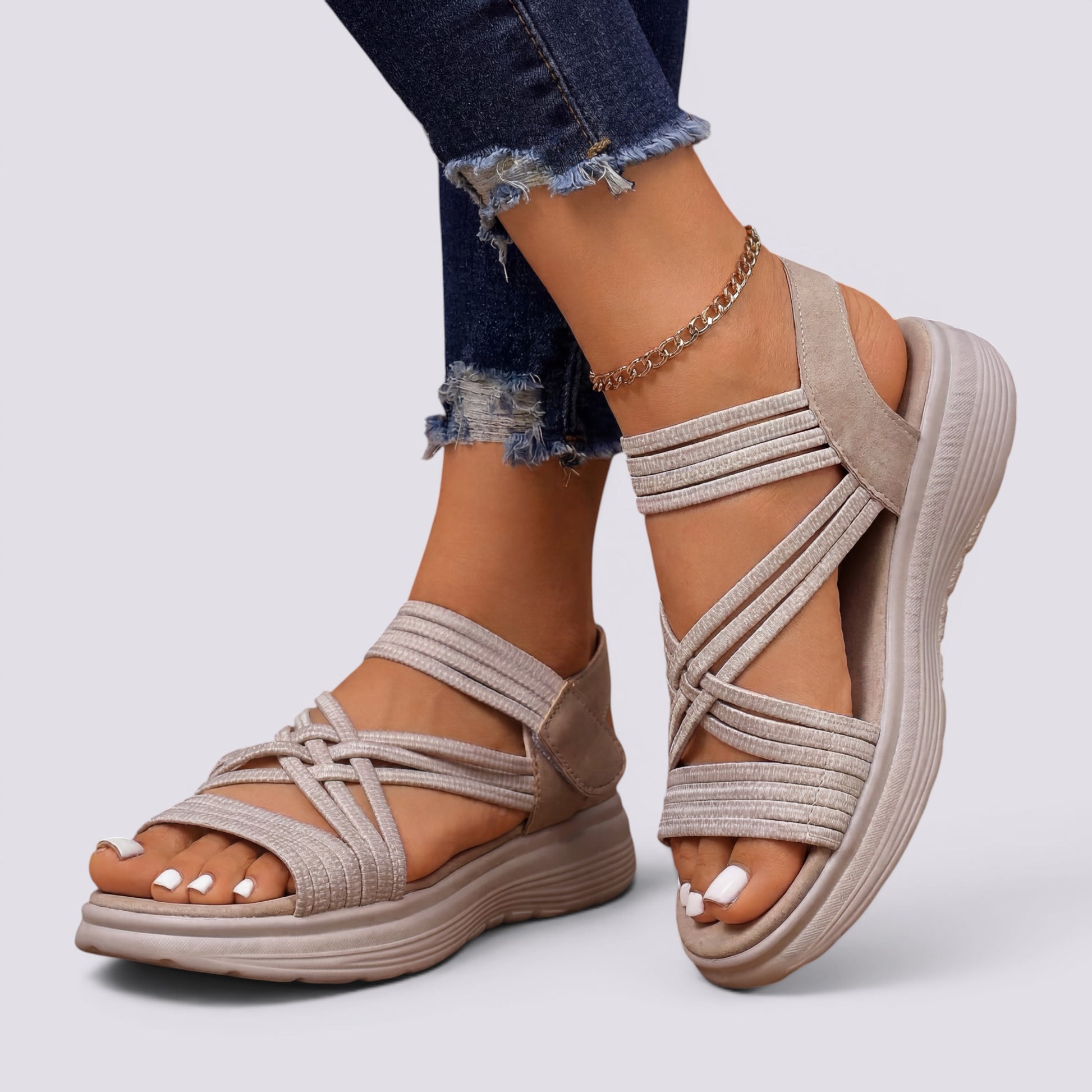 Sandalias Cuña Mujer Verano