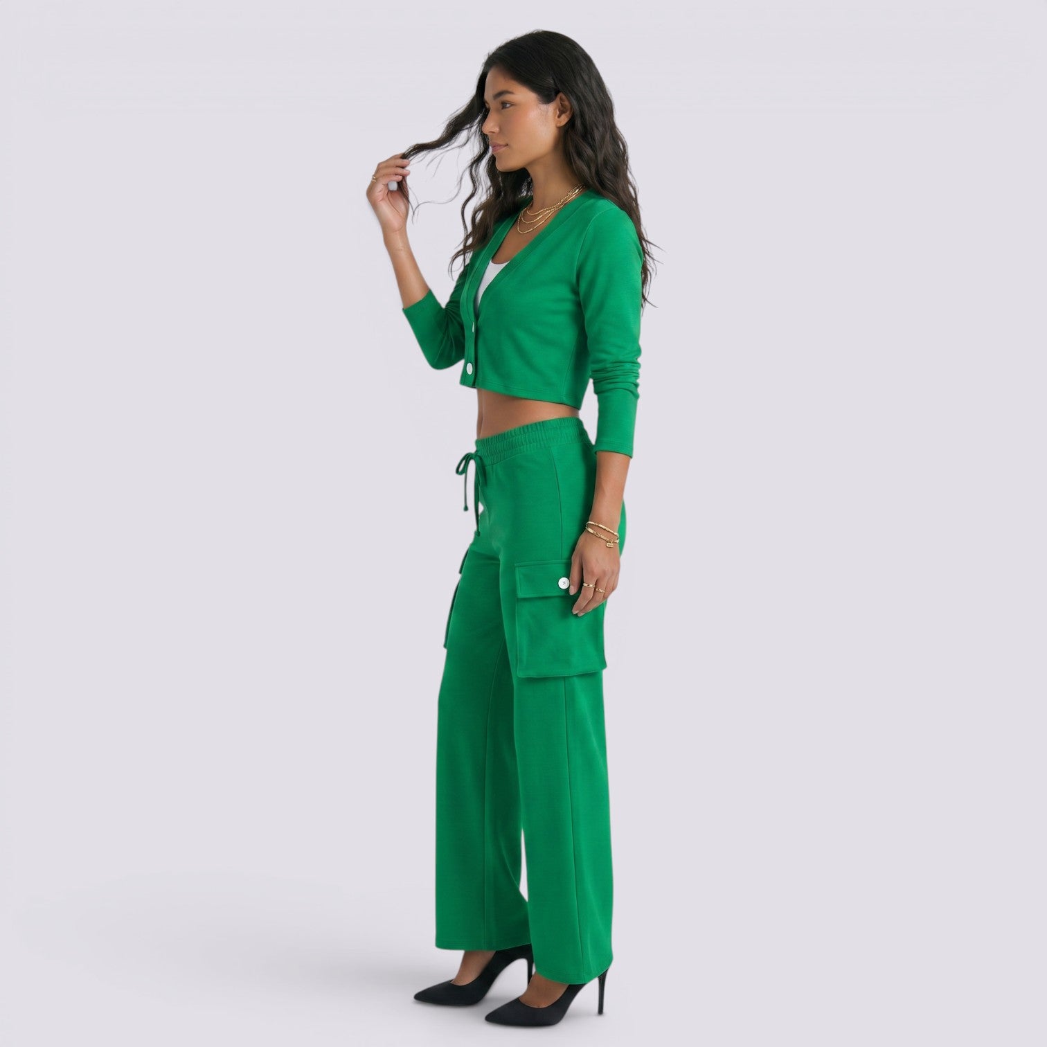 Conjunto Cargo Mujer Dos Piezas