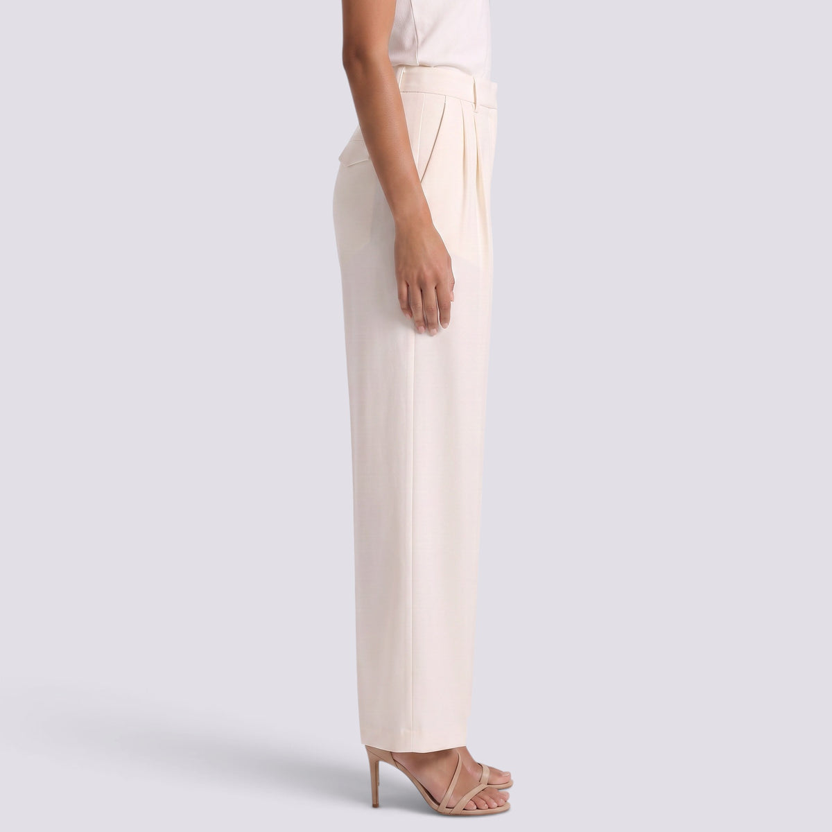 Pantalón Palazzo Mujer Cintura Alta