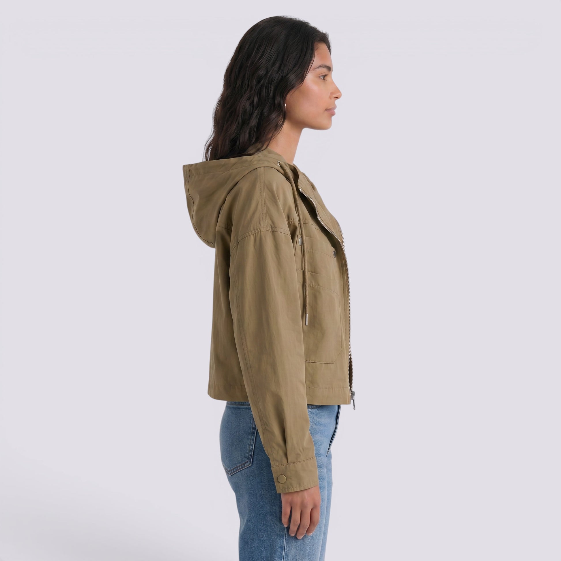 Chaqueta Corta Mujer de Manga Abullonada