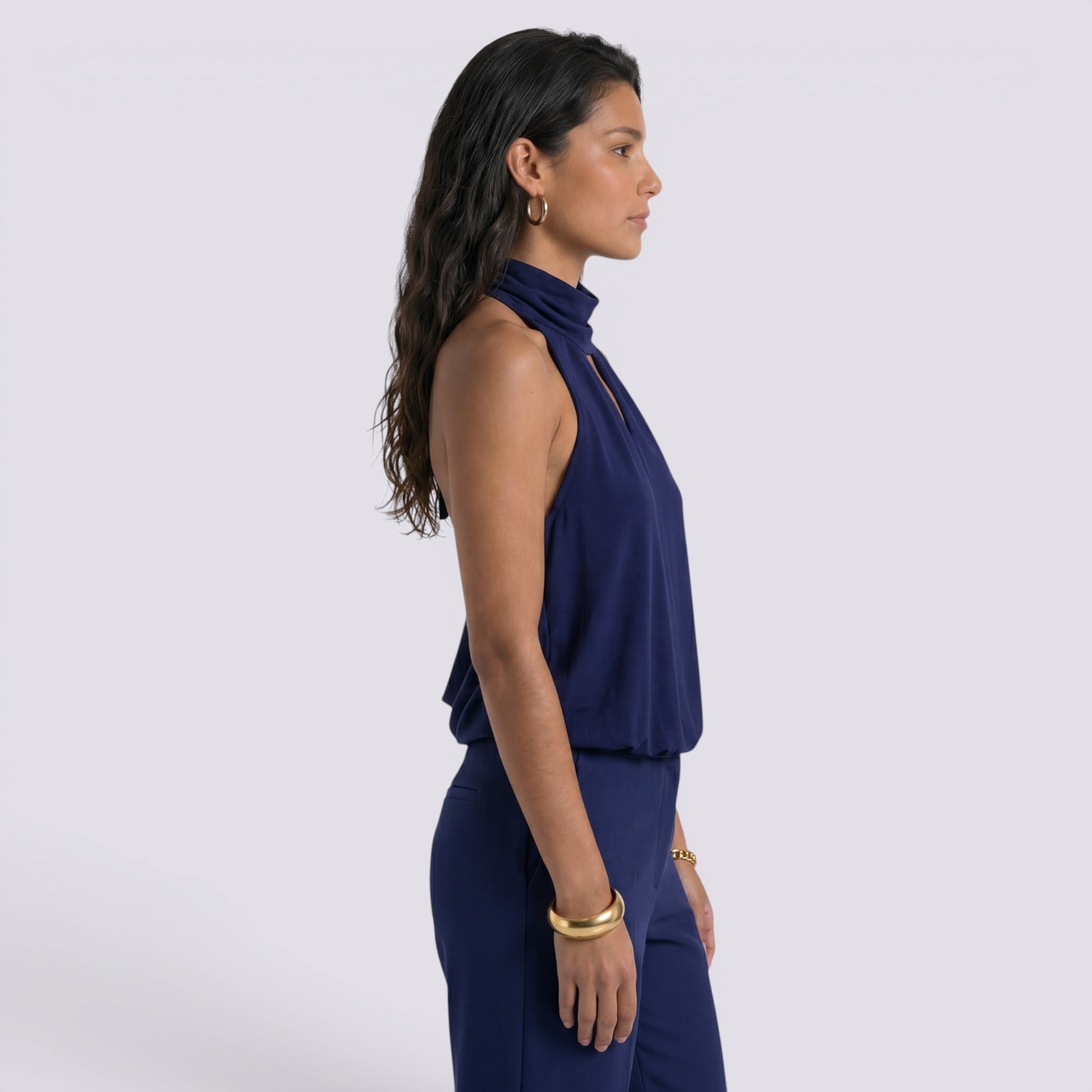 Vestido Halter Mujer Verano Elegante