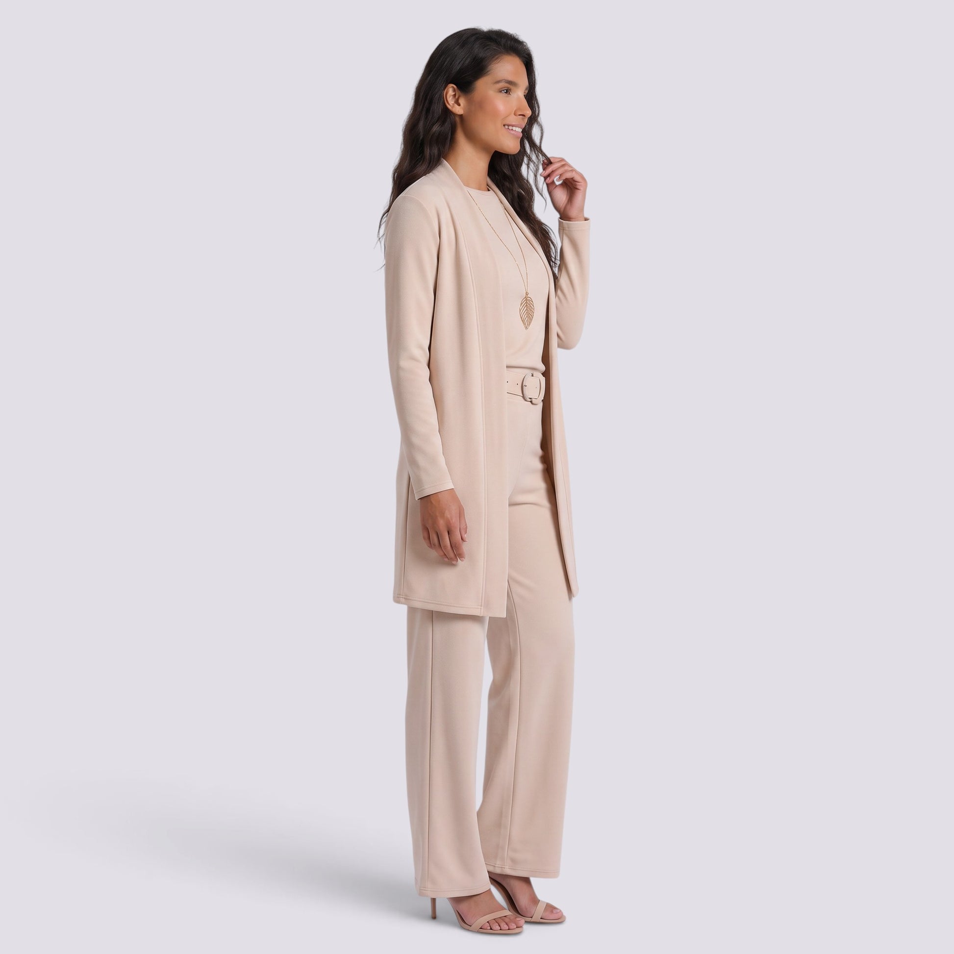 Conjunto Mujer Top Pantalón con Cinturón