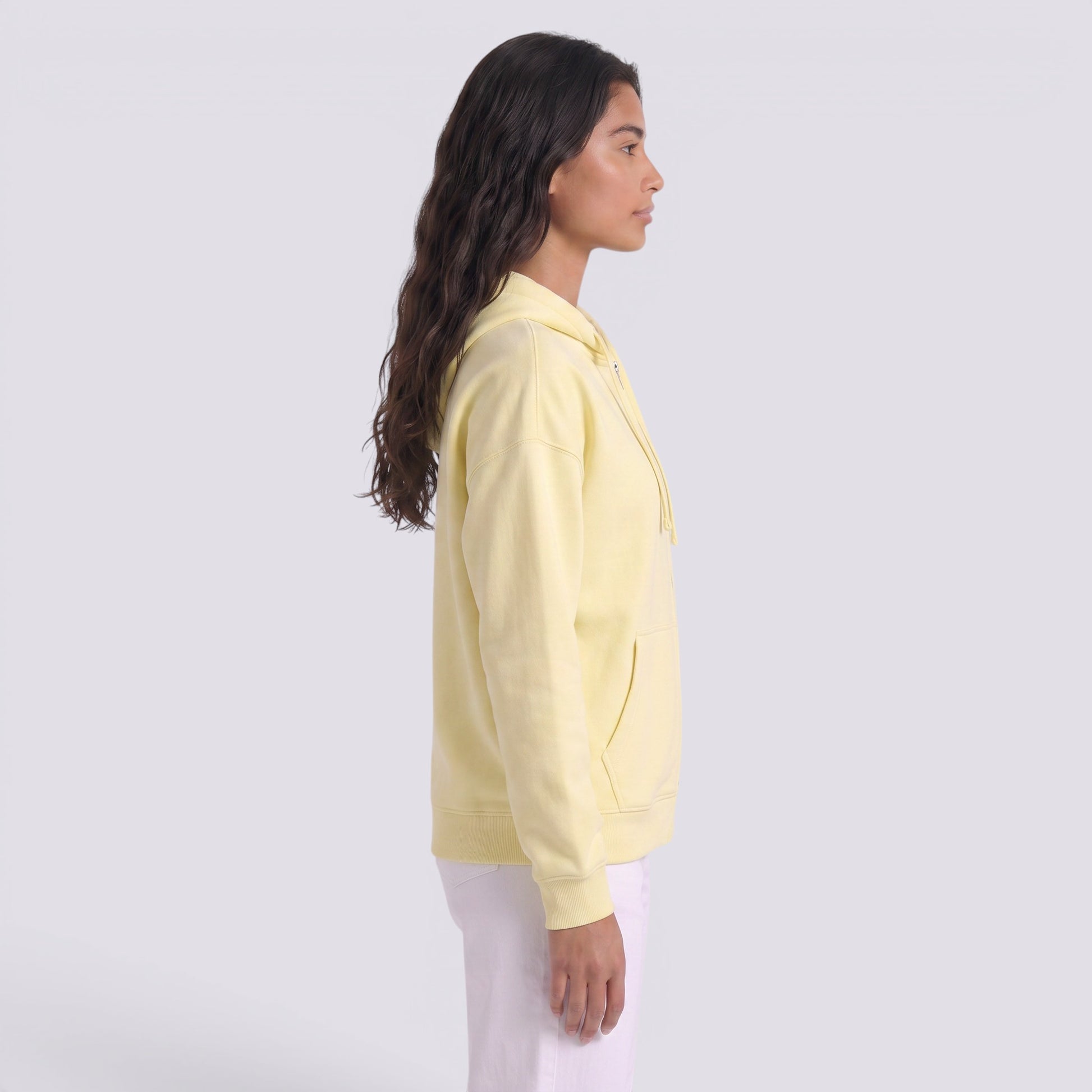 Sudadera Oversize Mujer con Capucha y Cremallera