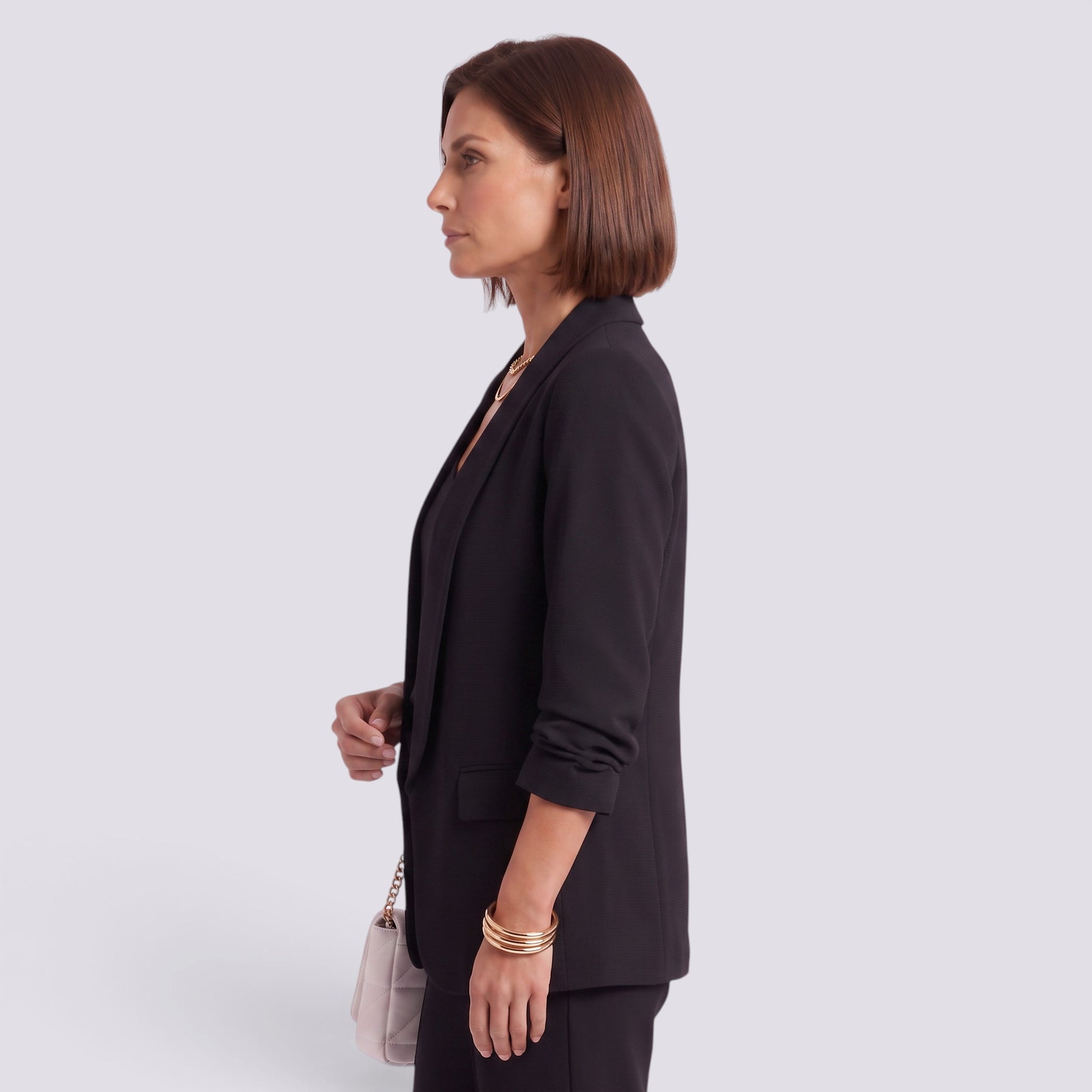 Blazer Mujer Entallado Elegante Corte Profesional