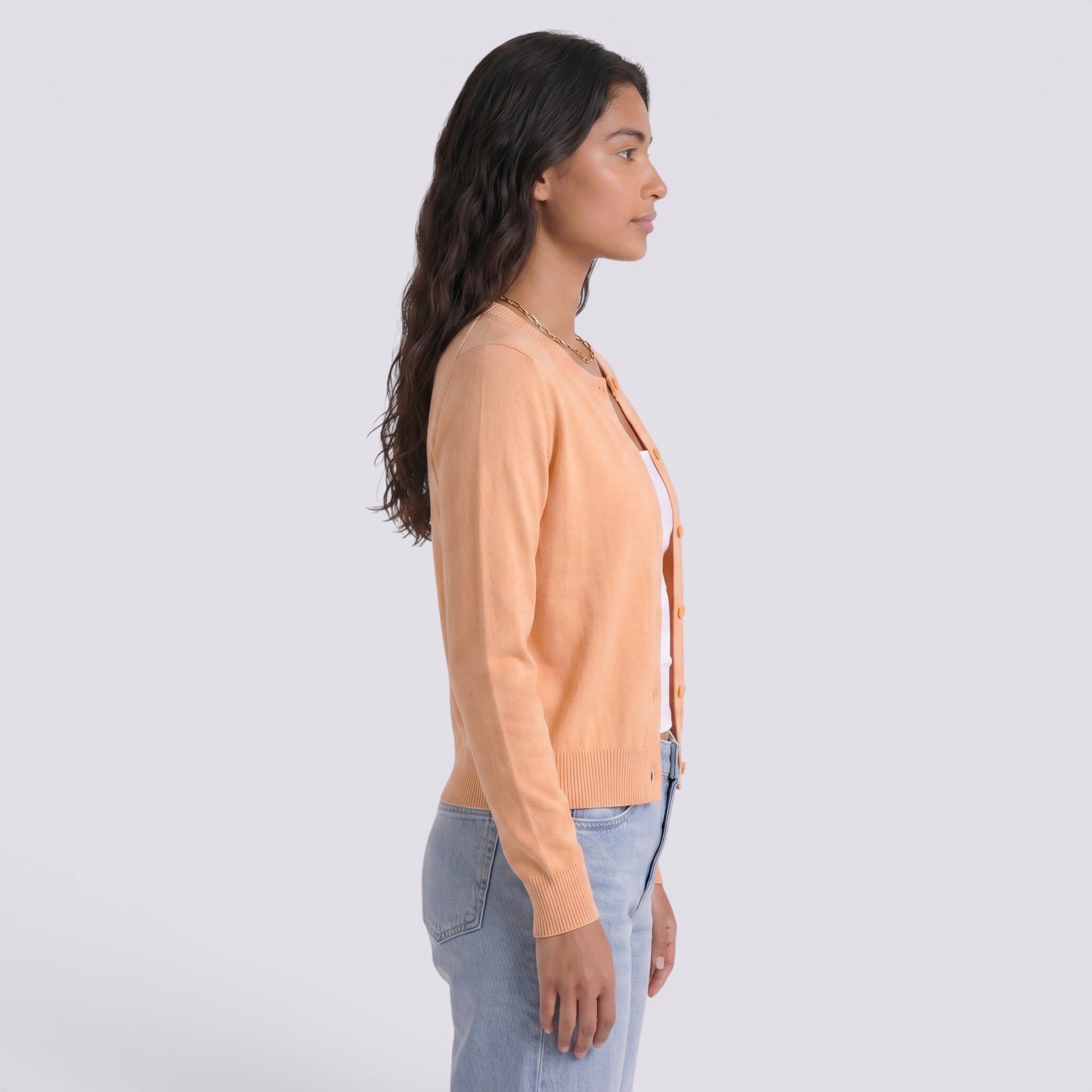 Cárdigan Mujer de Punto con Botones