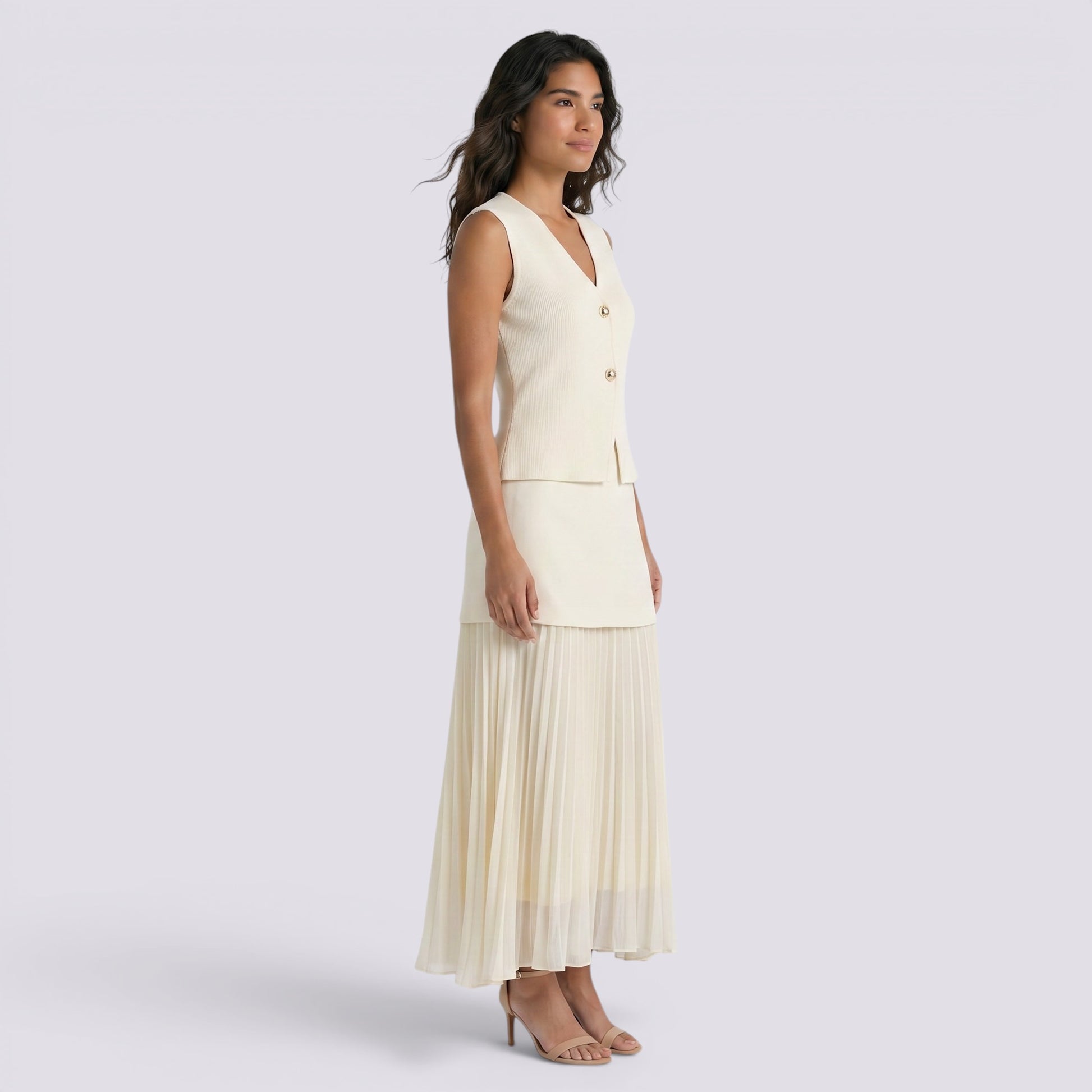 Conjunto Top y Falda Mujer Elegante