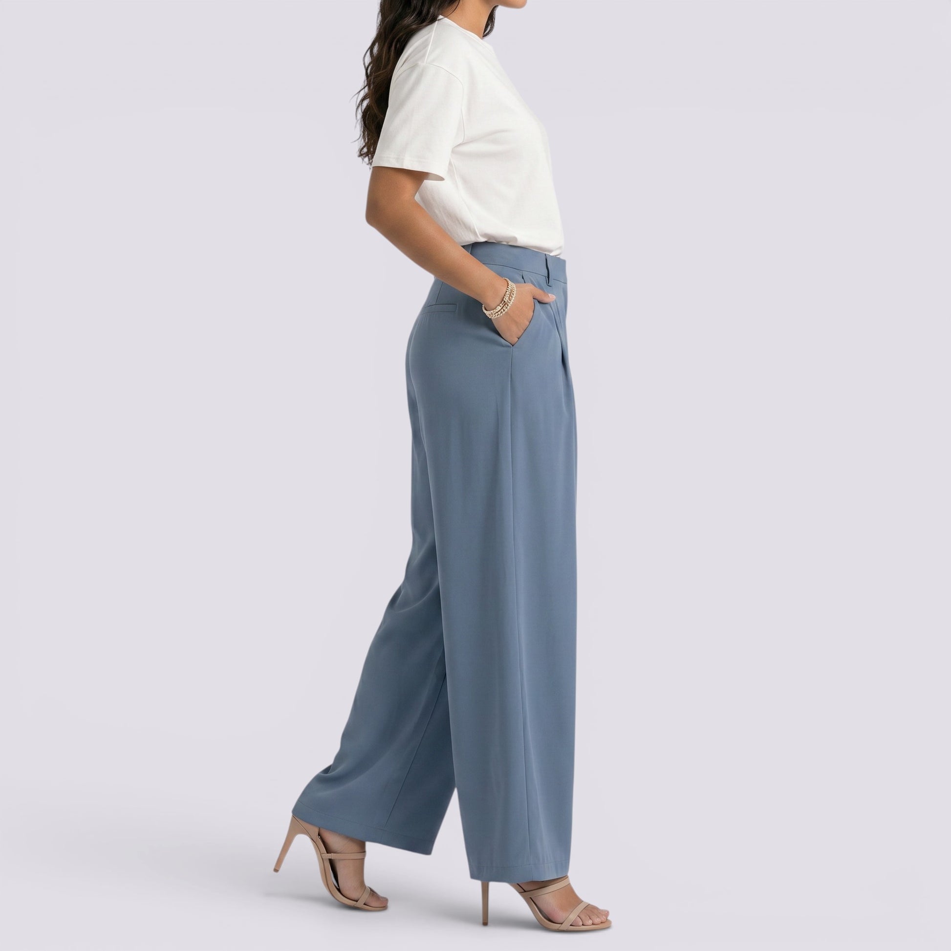 Pantalones Palazzo Mujer Elegantes