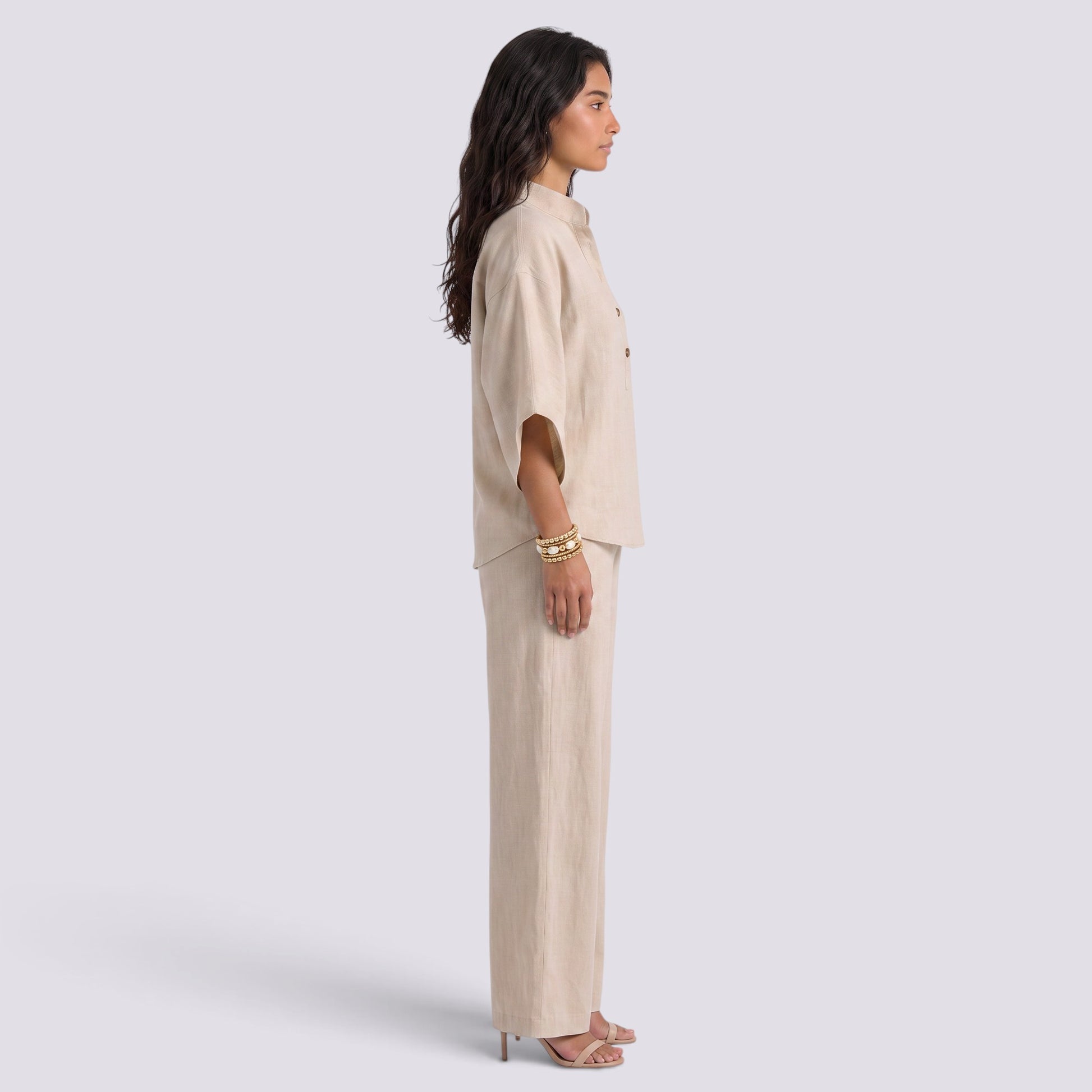 Conjunto Mujer Top y Pantalón Recto