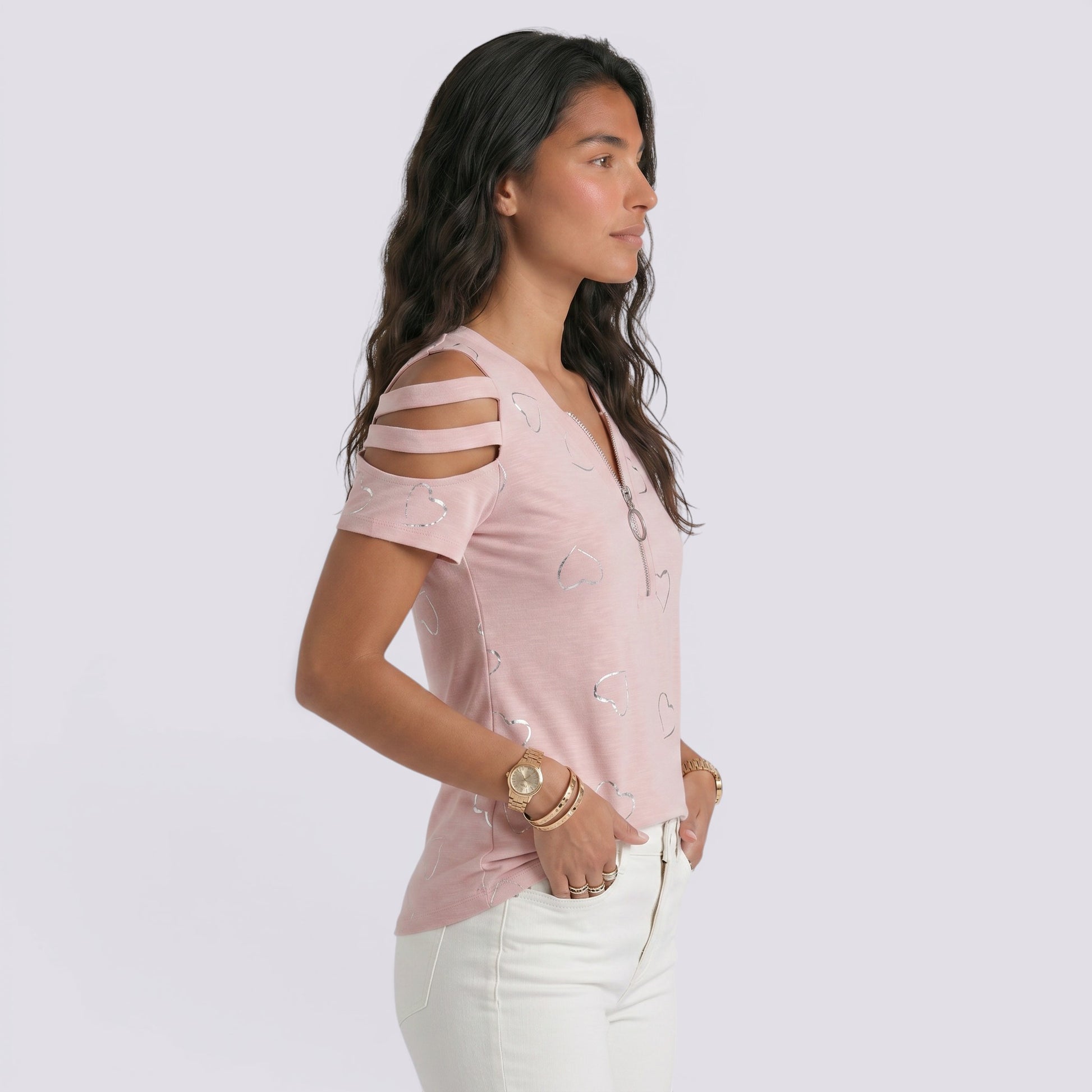 Camiseta Mujer Manga Corta Estampada
