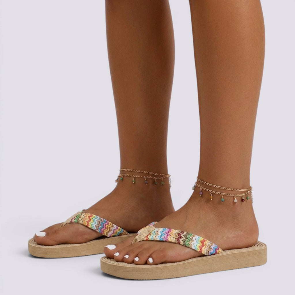 Sandalias Mujer Playa Cómodas Verano Elegantes